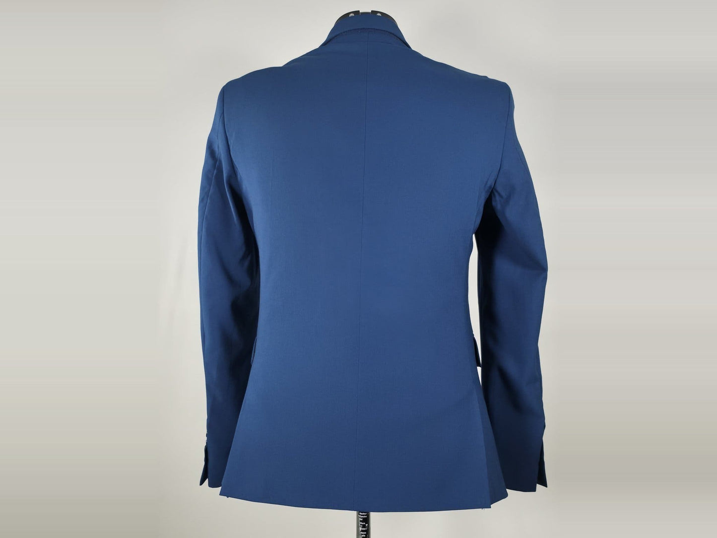 LINDBERGH WHITE Slim Fit Suit Jacket Blazer Size 48 M Blue Stretch Premium Great