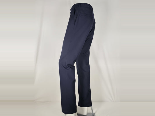 OSCAR JACOBSON Damien Trousers Size 48 M Navy Blue Vitale Barberis Canonico Wool