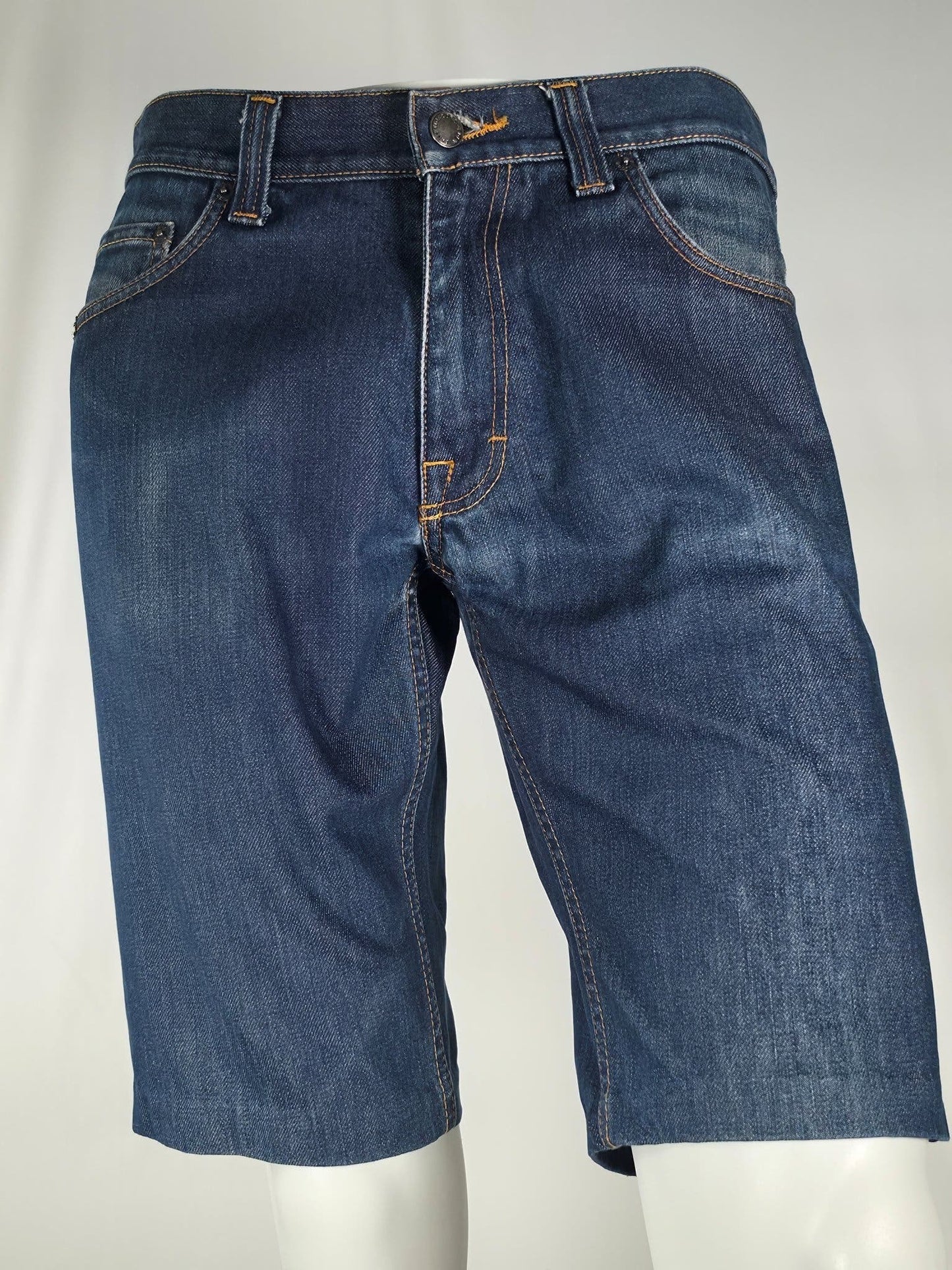 TIGER OF SWEDEN Jeans Chino Shorts Size 32 M Grey Washed Black Premium Summer Casual