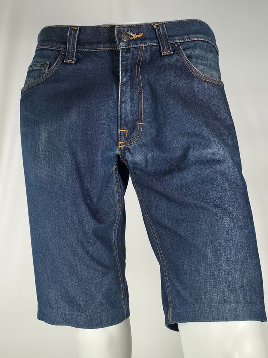 TIGER OF SWEDEN Jeans Chino Shorts Size 32 M Grey Washed Black Premium Summer Casual