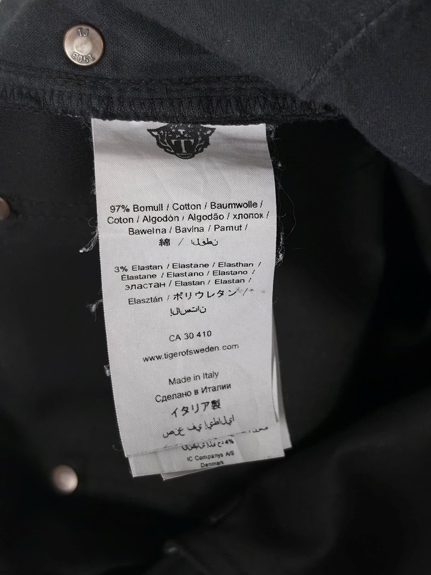 TIGER OF SWEDEN Jeansbyxor Iggy Storlek 31/32 M Svart Bomull Premium Denim