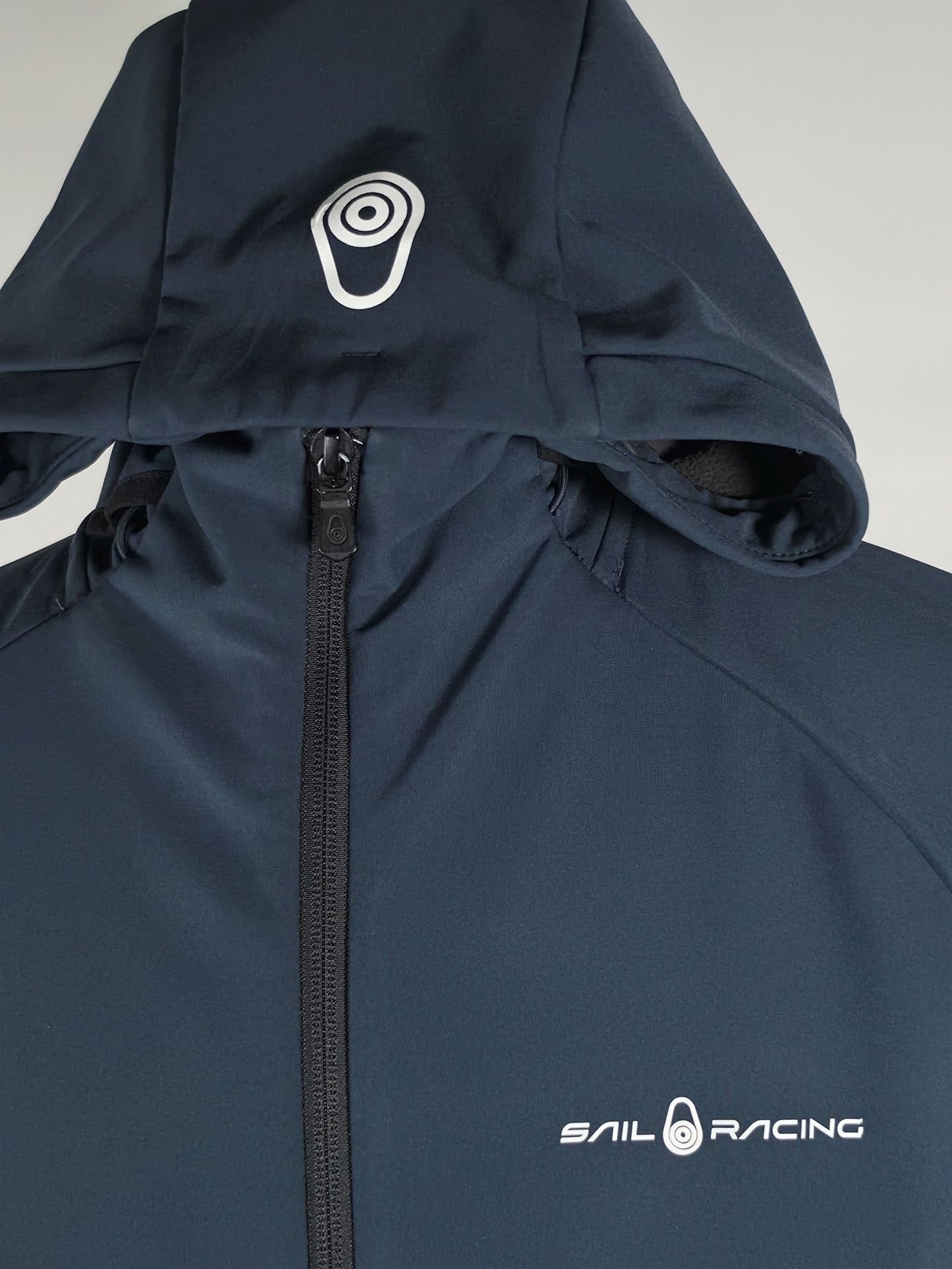 SAIL RACING Bowman Softshell Hood Spandex Jacket Size M Navy Blue Sport Premium