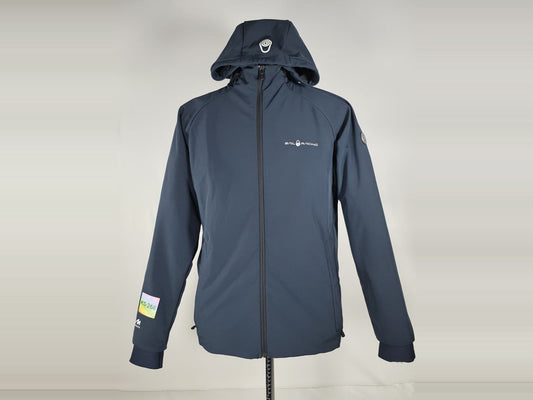 SAIL RACING Bowman Softshell Hood Spandex Jacket Size M Navy Blue Sport Premium