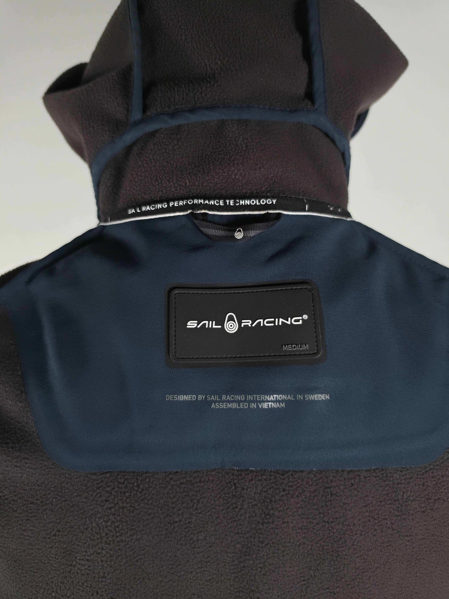 SAIL RACING Bowman Softshell Hood Spandex Jacket Size M Navy Blue Sport Premium
