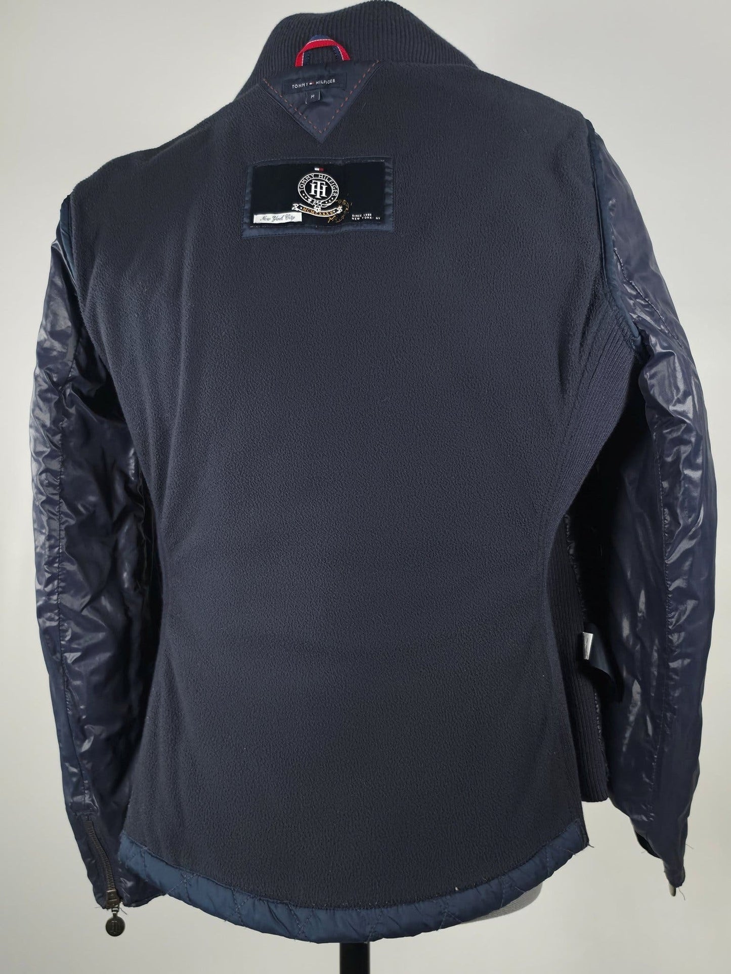 TOMMY HILFIGER Jacket Navy Blue Size M 38 Women's Premium Casual Classic Perfect