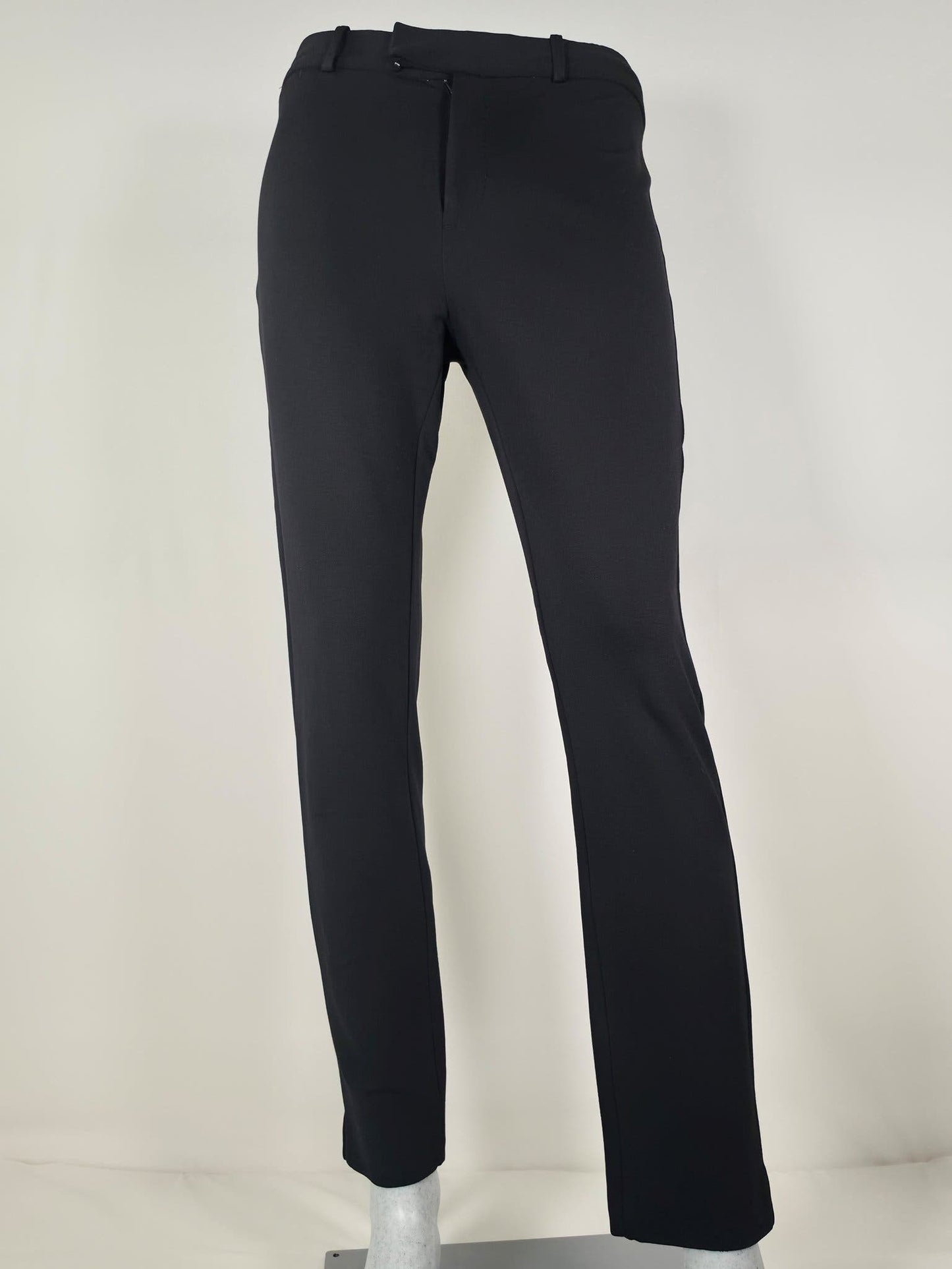 POLO RALPH LAUREN Trousers Pants Size 36 6 S Black Viscose Nylon Stretch Premium