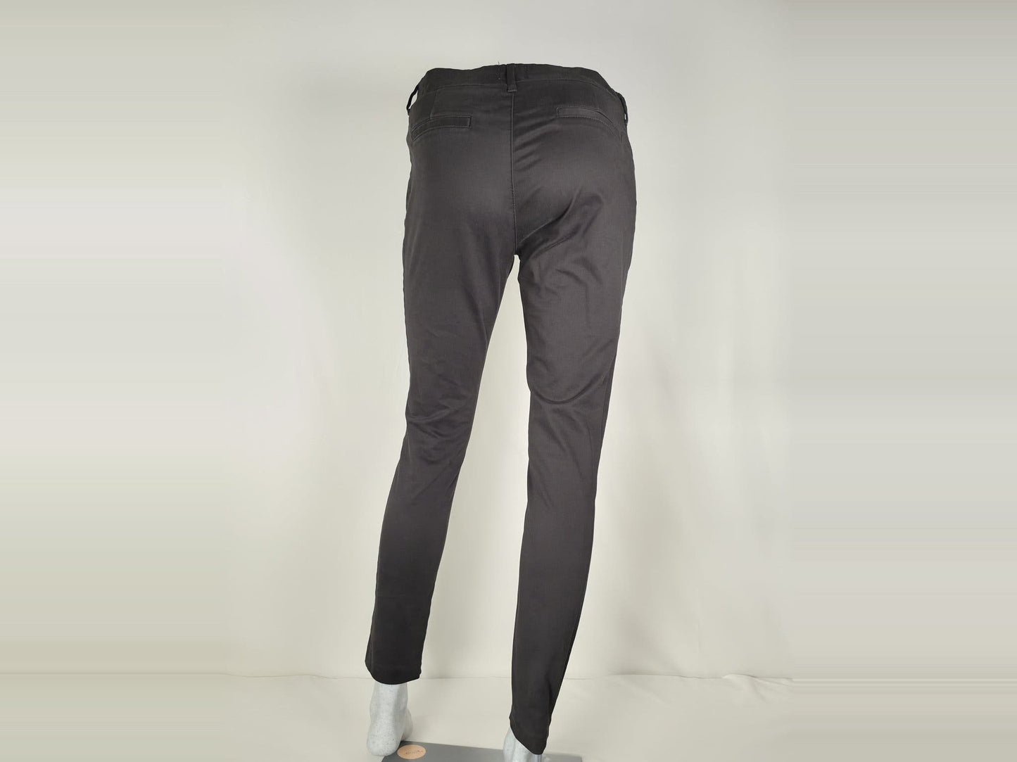 TOMMY HILFIGER Denim Sienna Slim Chinos Pants S 27 Black Premium Women Casual