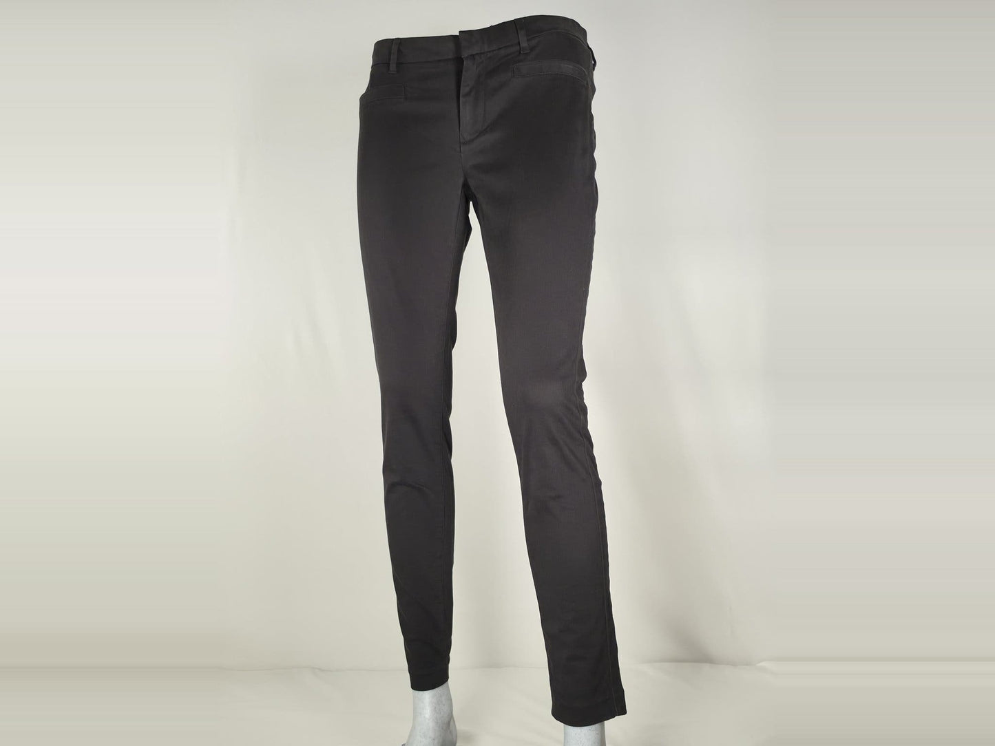 TOMMY HILFIGER Denim Sienna Slim Chinos Pants S 27 Black Premium Women Casual