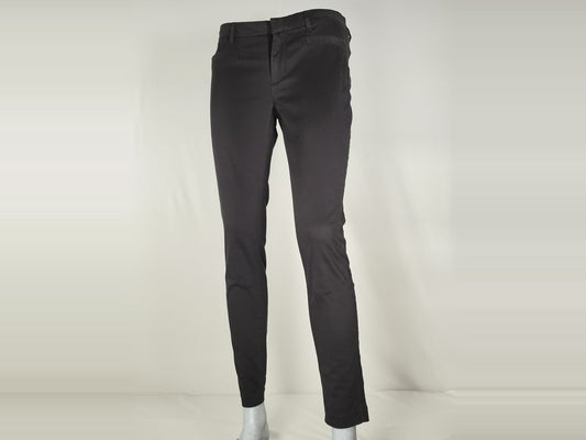 TOMMY HILFIGER Denim Sienna Slim Chinos Pants S 27 Black Premium Women Casual
