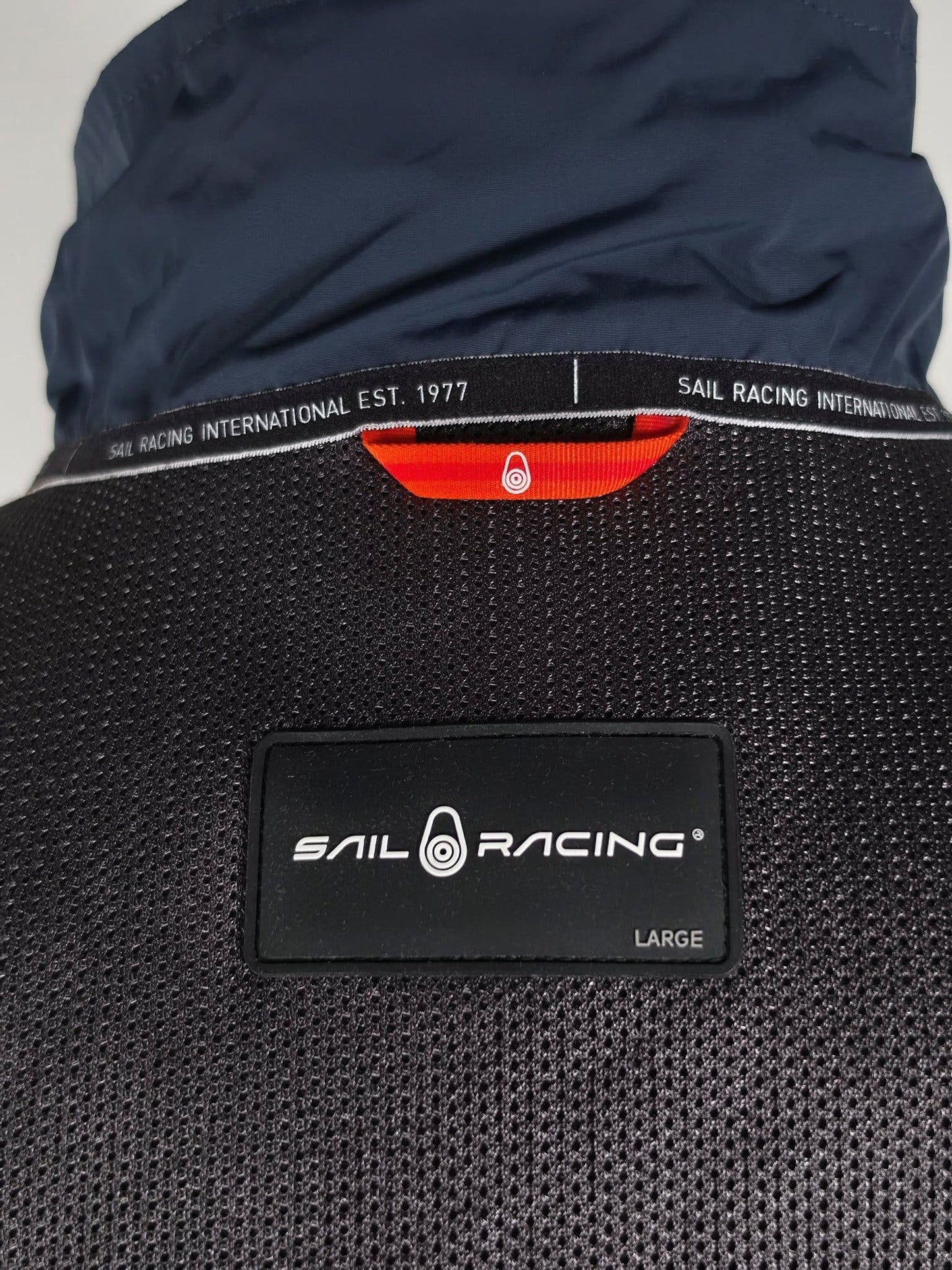 SAIL RACING Crew Jacket Bomber Size L 52 Navy Blue Yachting Windbreaker Nylon