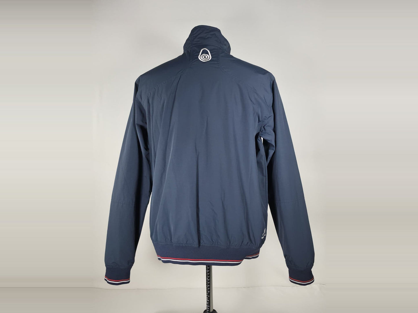 SAIL RACING Crew Jacket Bomber Size L 52 Navy Blue Yachting Windbreaker Nylon