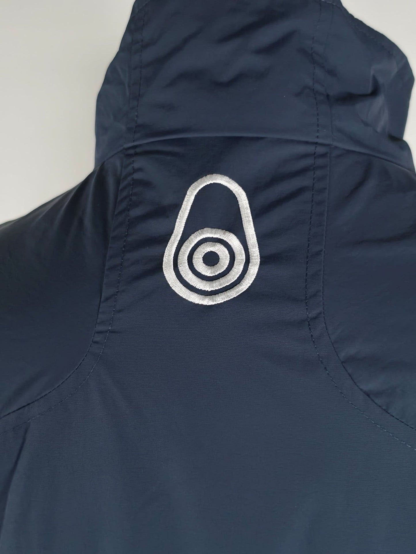SAIL RACING Crew Jacket Bomber Size L 52 Navy Blue Yachting Windbreaker Nylon