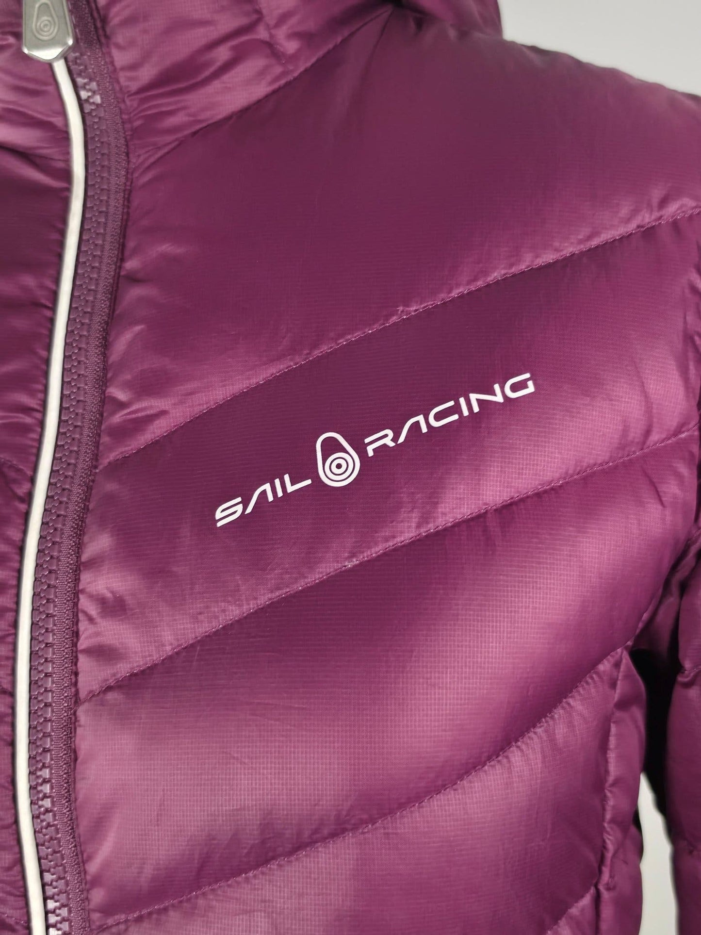SAIL RACING Lightweight Down Jacket Hoody Women's Size M 38 Purple Warm Premium