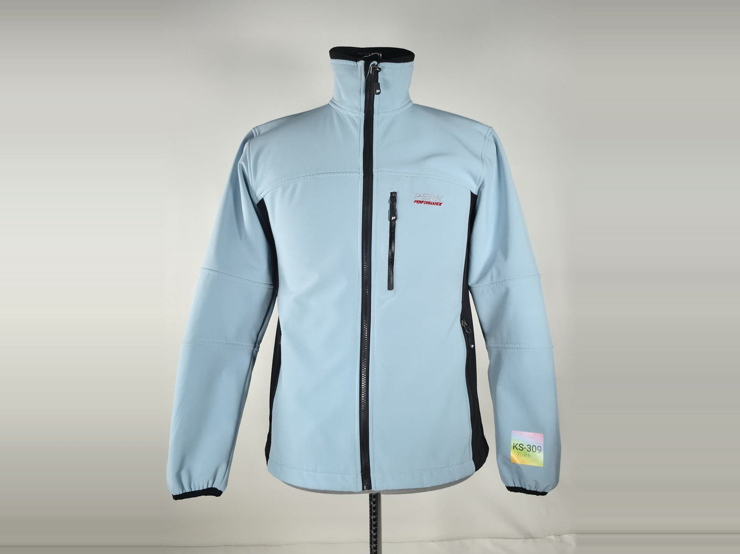 PEAK PERFORMANCE Windstopper Jacke Größe L Hellblau Vintage Premium Softshell