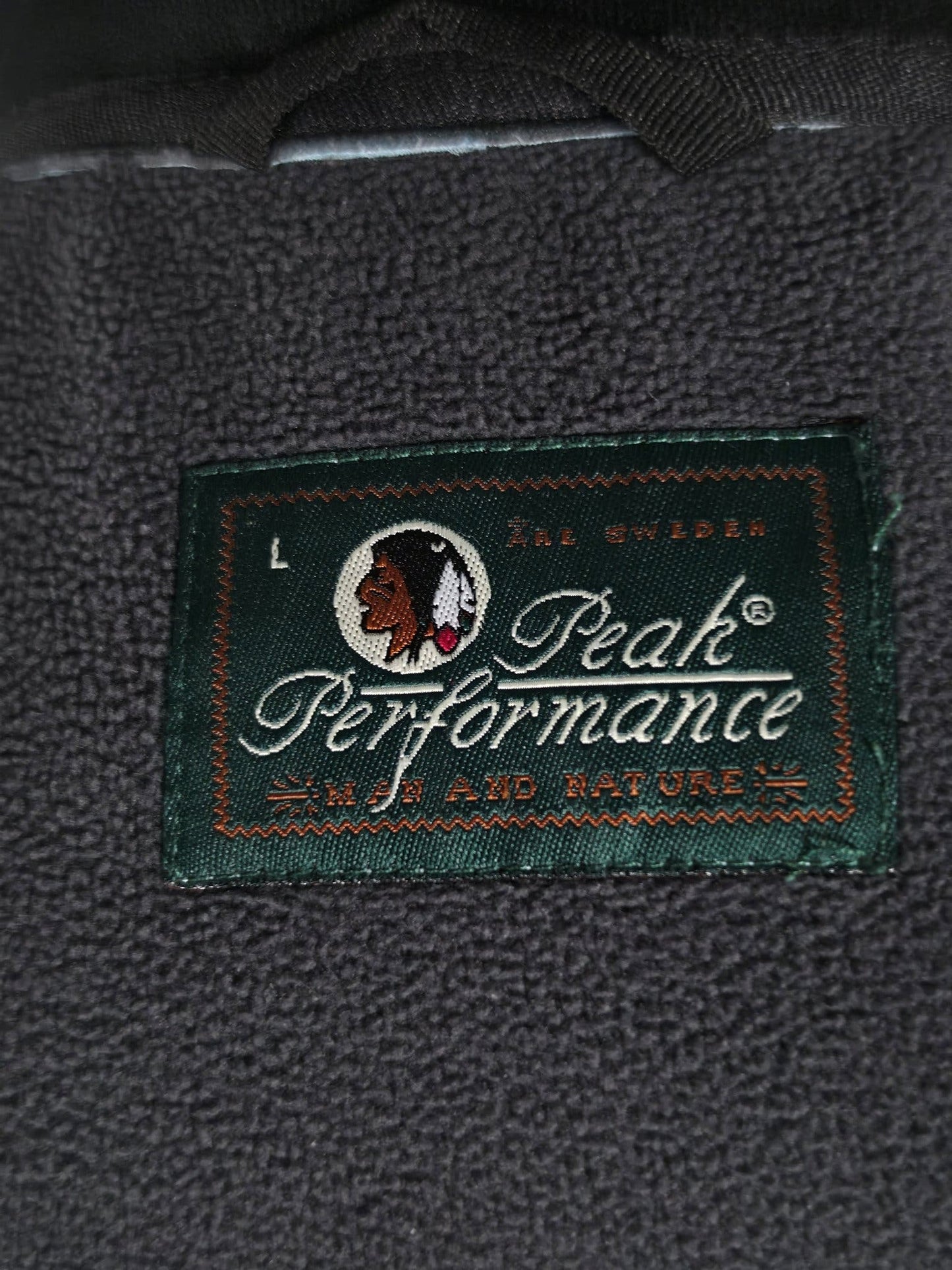 PEAK PERFORMANCE Windstopper Jacke Größe L Hellblau Vintage Premium Softshell
