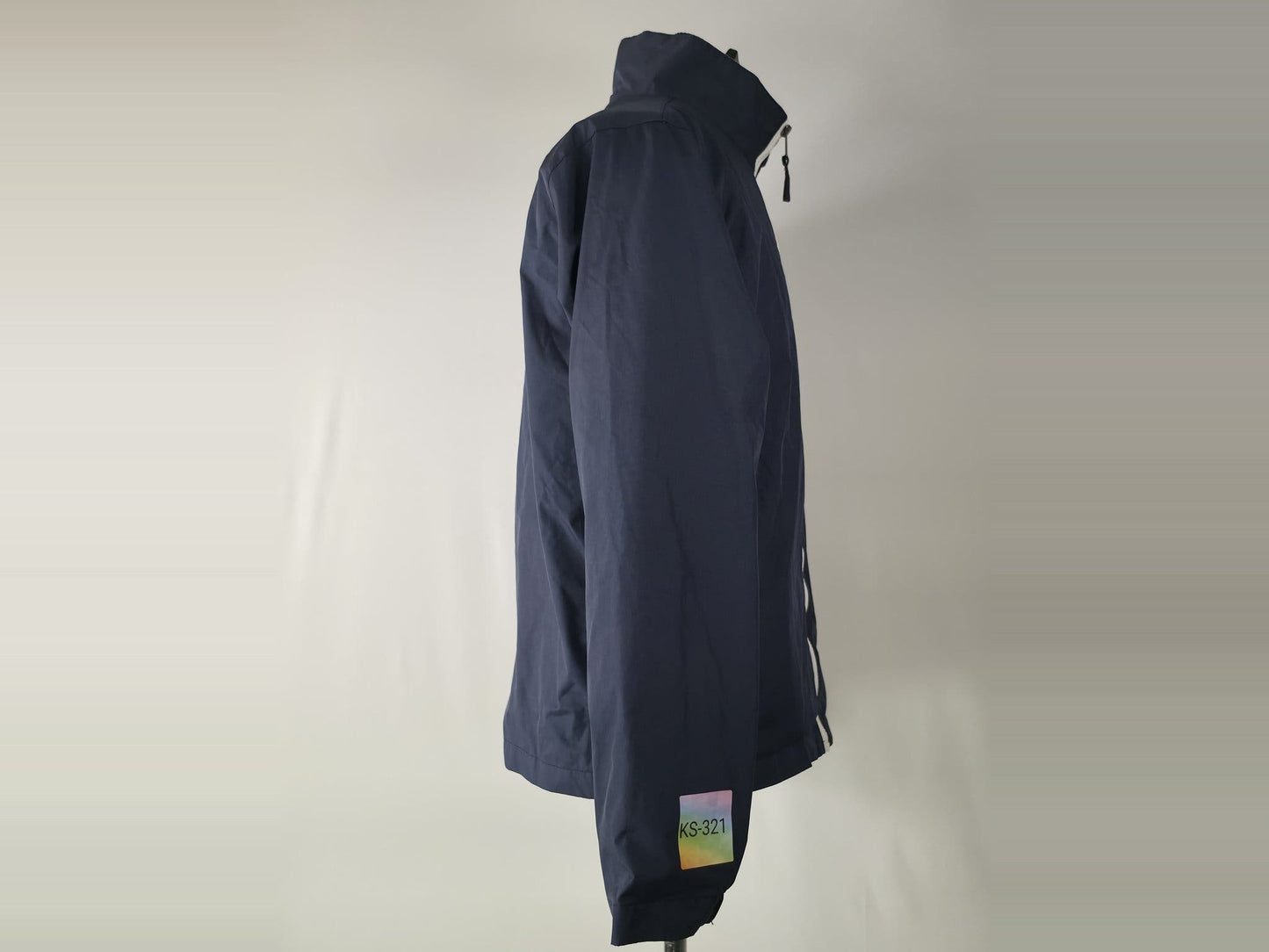 US POLO ASSN Windbreaker Jacket Size M 48 Navy Blue Lightweight Premium Sporty