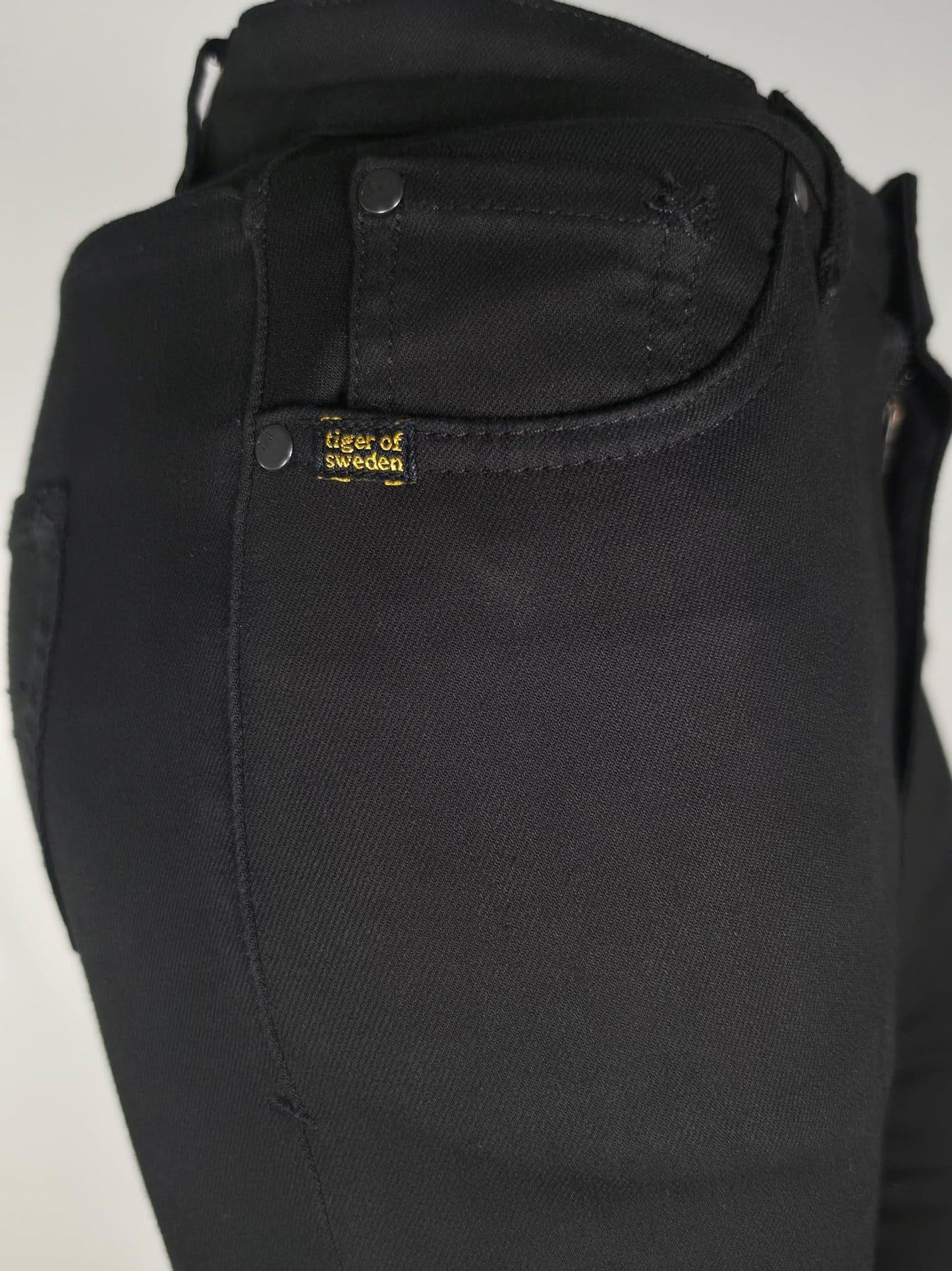 TIGER OF SWEDEN Sandie Jeans Black Stay Size 26/32 XS Premium Cotton Skinny Slim