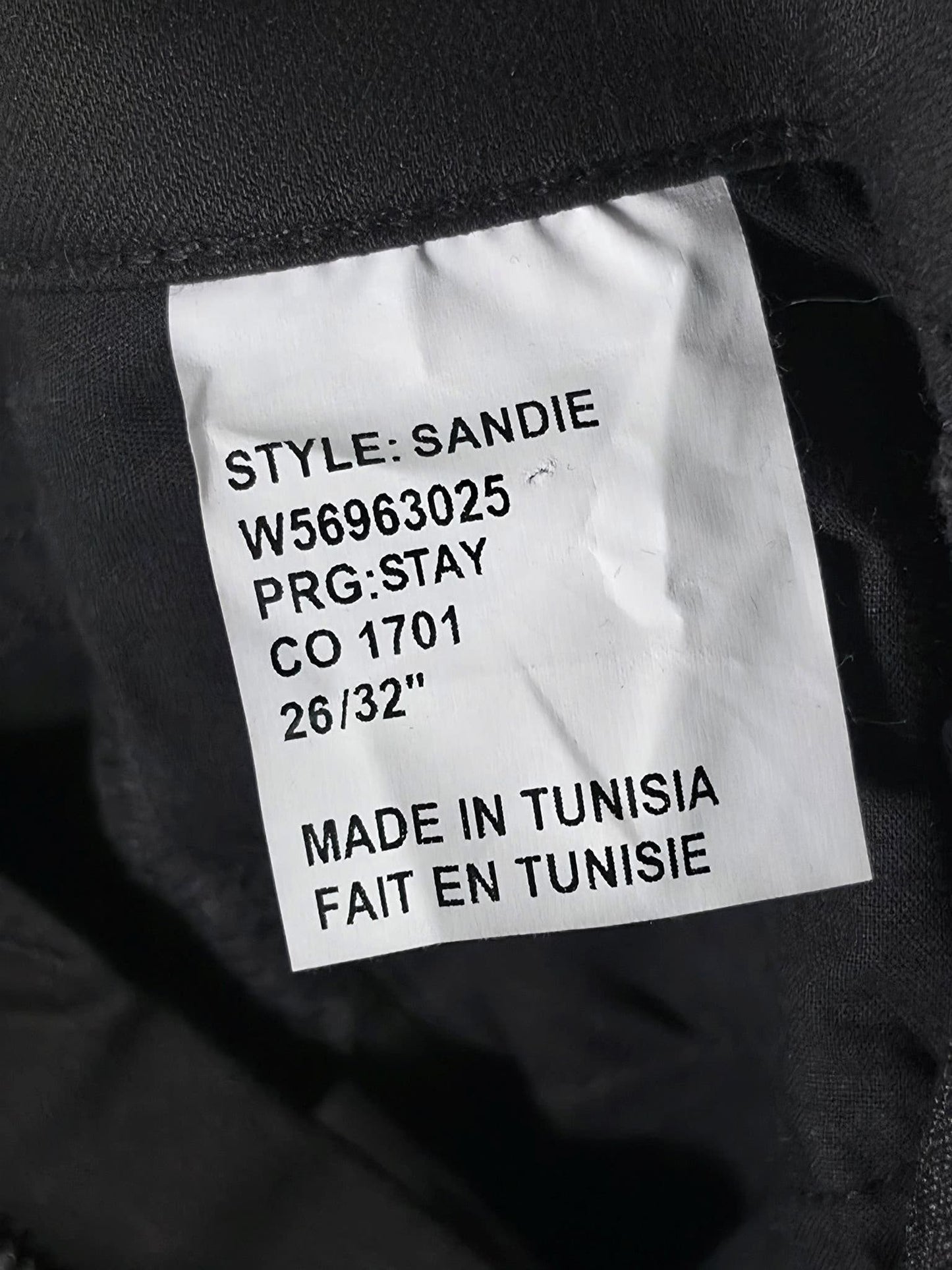 TIGER OF SWEDEN Sandie Jeans Black Stay Size 26/32 XS Premium Cotton Skinny Slim