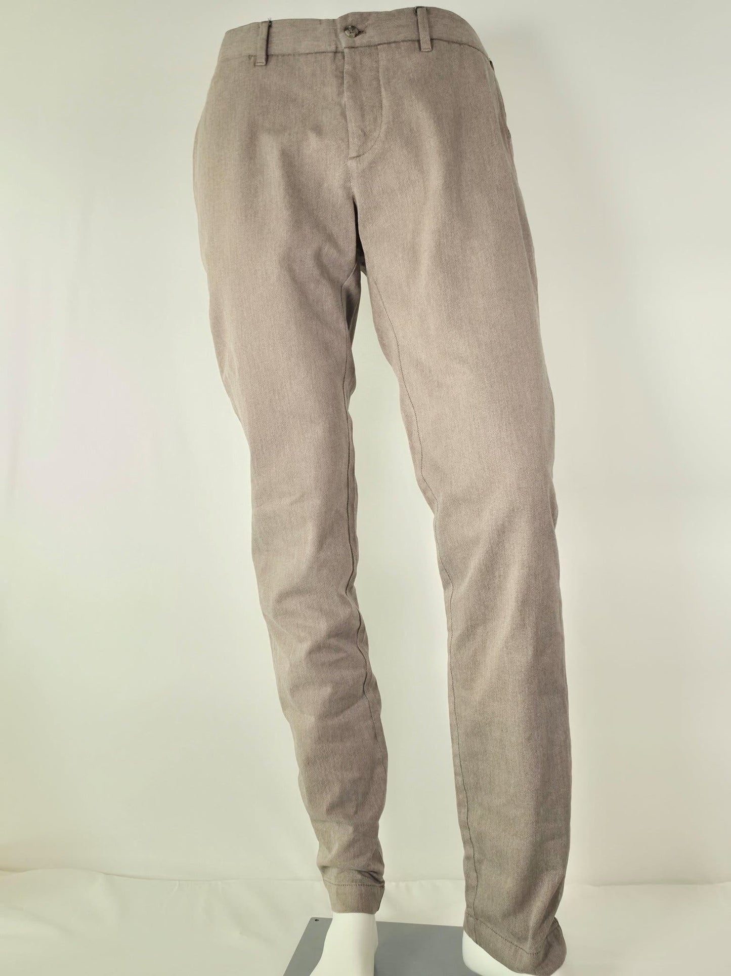 J LINDEBERG Chaze Flannel Twill Pants Size 32/34 M Brown Beige Chinos Premium