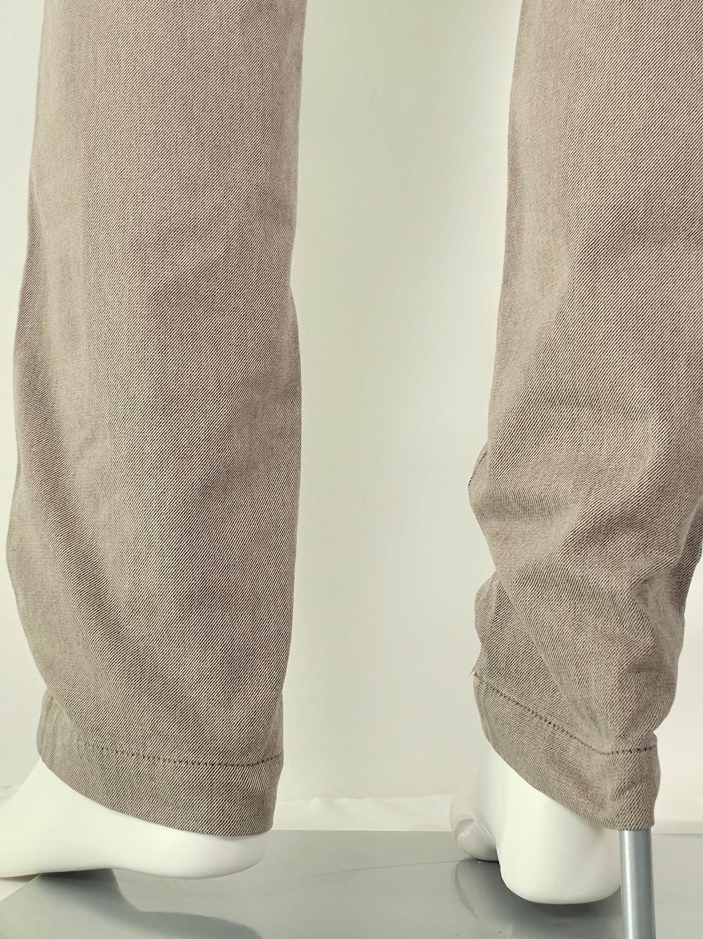 J LINDEBERG Chaze Flannel Twill Pants Size 32/34 M Brown Beige Chinos Premium