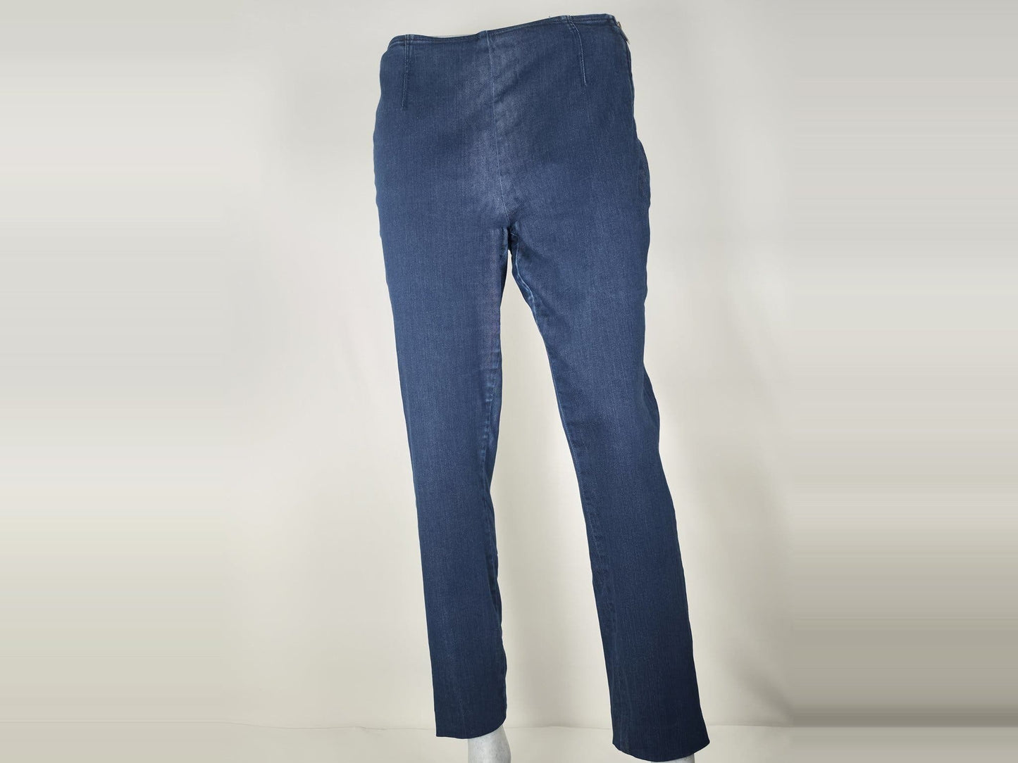 MASSIMO DUTTI Denim Trousers Jeans Size 38 M W29 Blue Stretch Premium Women
