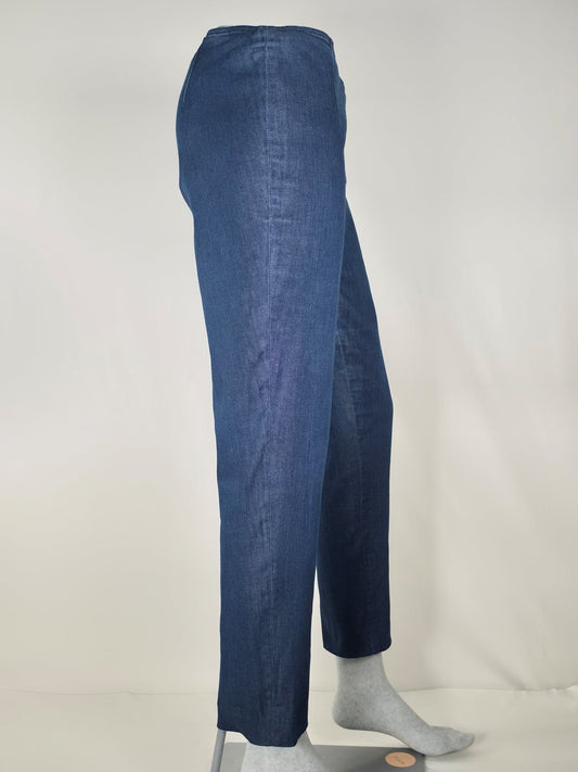 MASSIMO DUTTI Denim Trousers Jeans Size 38 M W29 Blue Stretch Premium Women