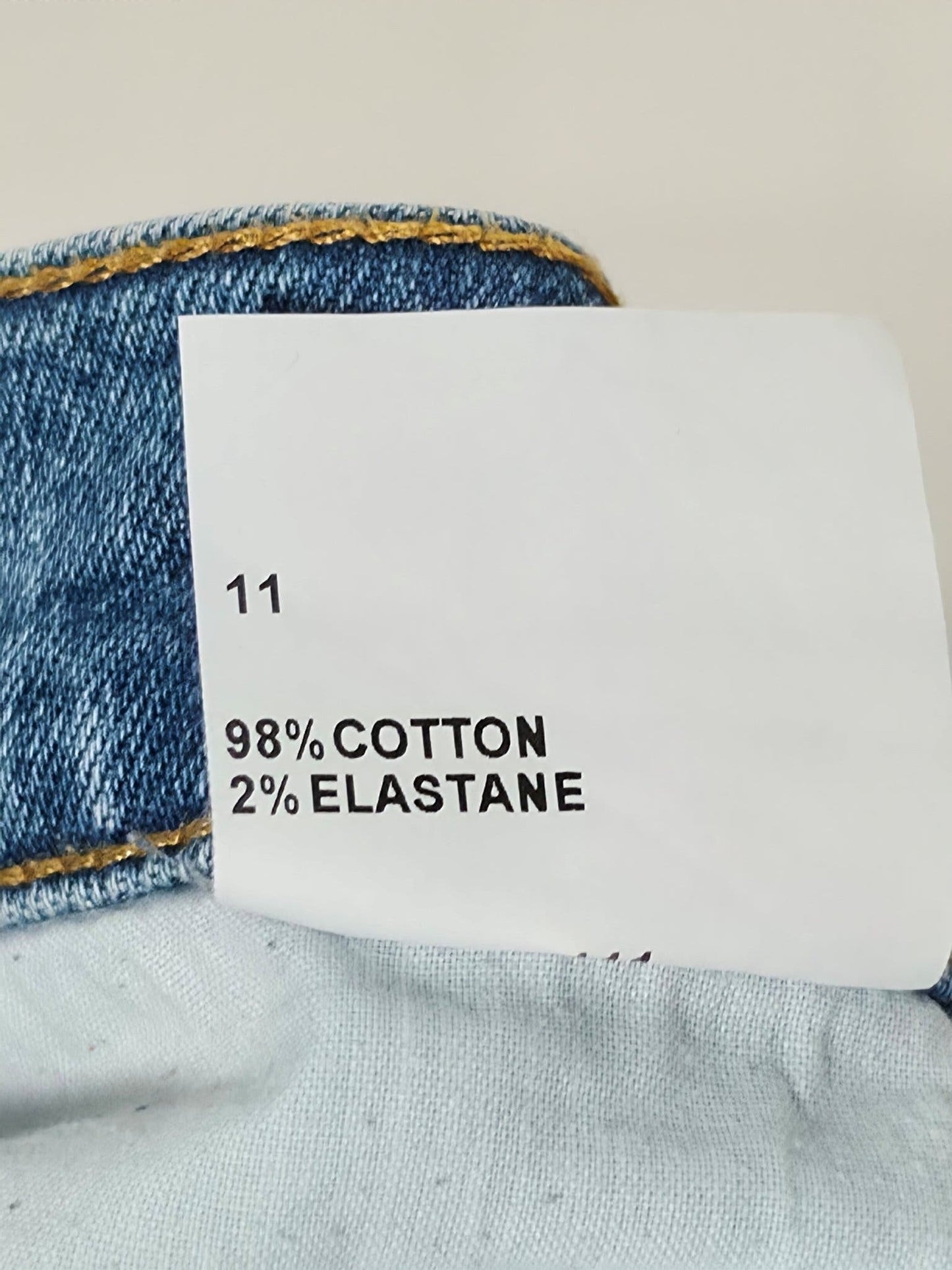 TIGER OF SWEDEN Pistolero Jeans Size 32 34 Light Blue Candiani Denim Premium