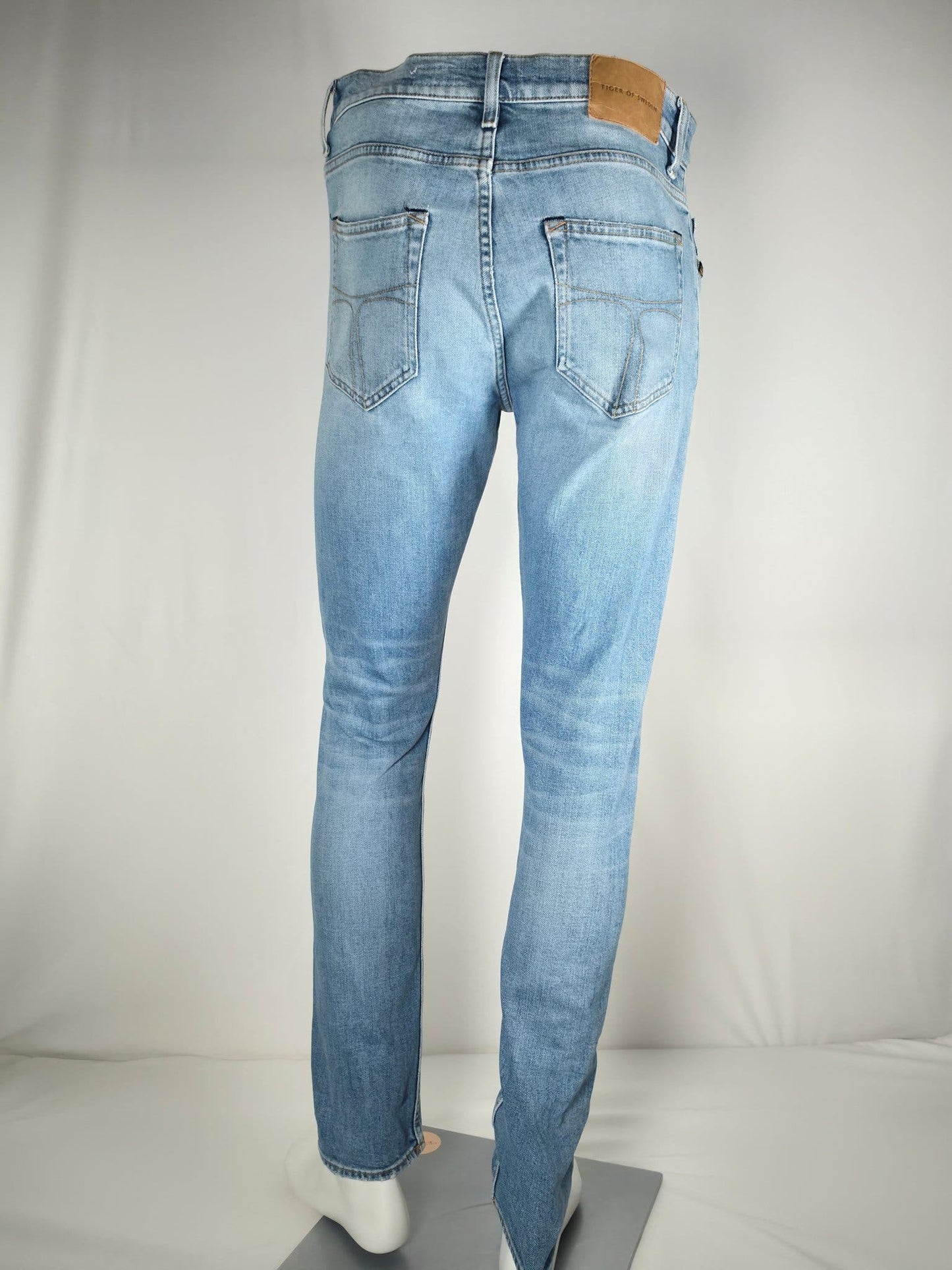 TIGER OF SWEDEN Pistolero Jeans Size 32 34 Light Blue Candiani Denim Premium