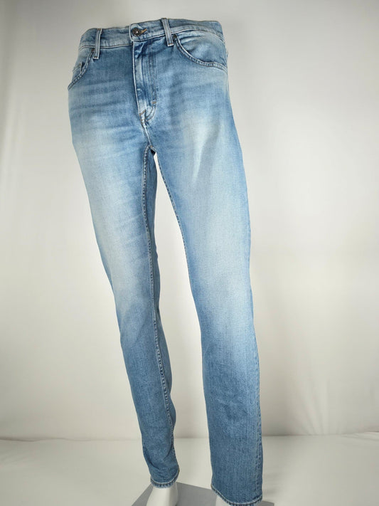 TIGER OF SWEDEN Pistolero Jeans Size 32 34 Light Blue Candiani Denim Premium