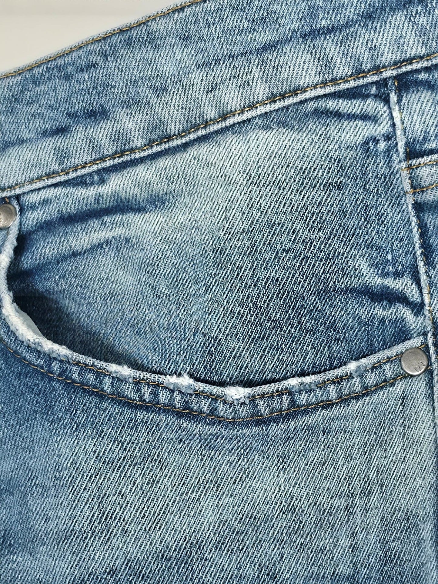 TIGER OF SWEDEN Pistolero Jeans Size 32 34 Light Blue Candiani Denim Premium