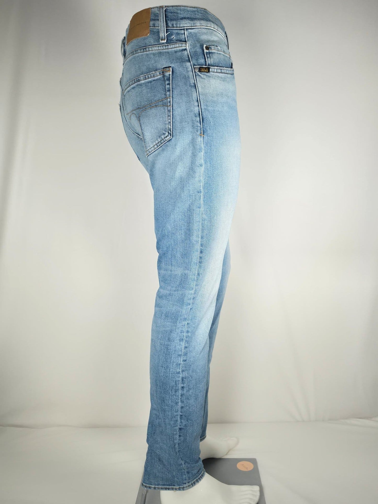 TIGER OF SWEDEN Pistolero Jeans Size 32 34 Light Blue Candiani Denim Premium