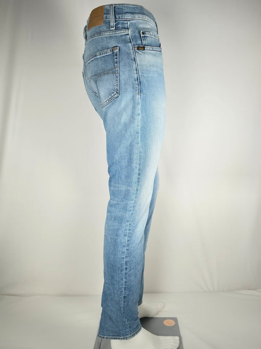 TIGER OF SWEDEN Pistolero Jeans Size 32 34 Light Blue Candiani Denim Premium