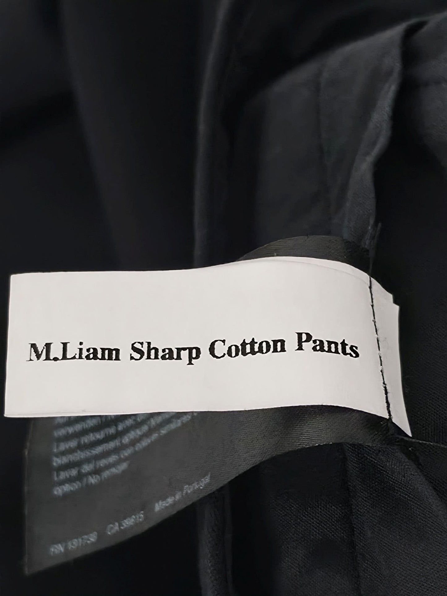 FILIPPA K M.Liam Sharp Cotton Pants Chinos Size S 46 Black Premium Modern Menswear