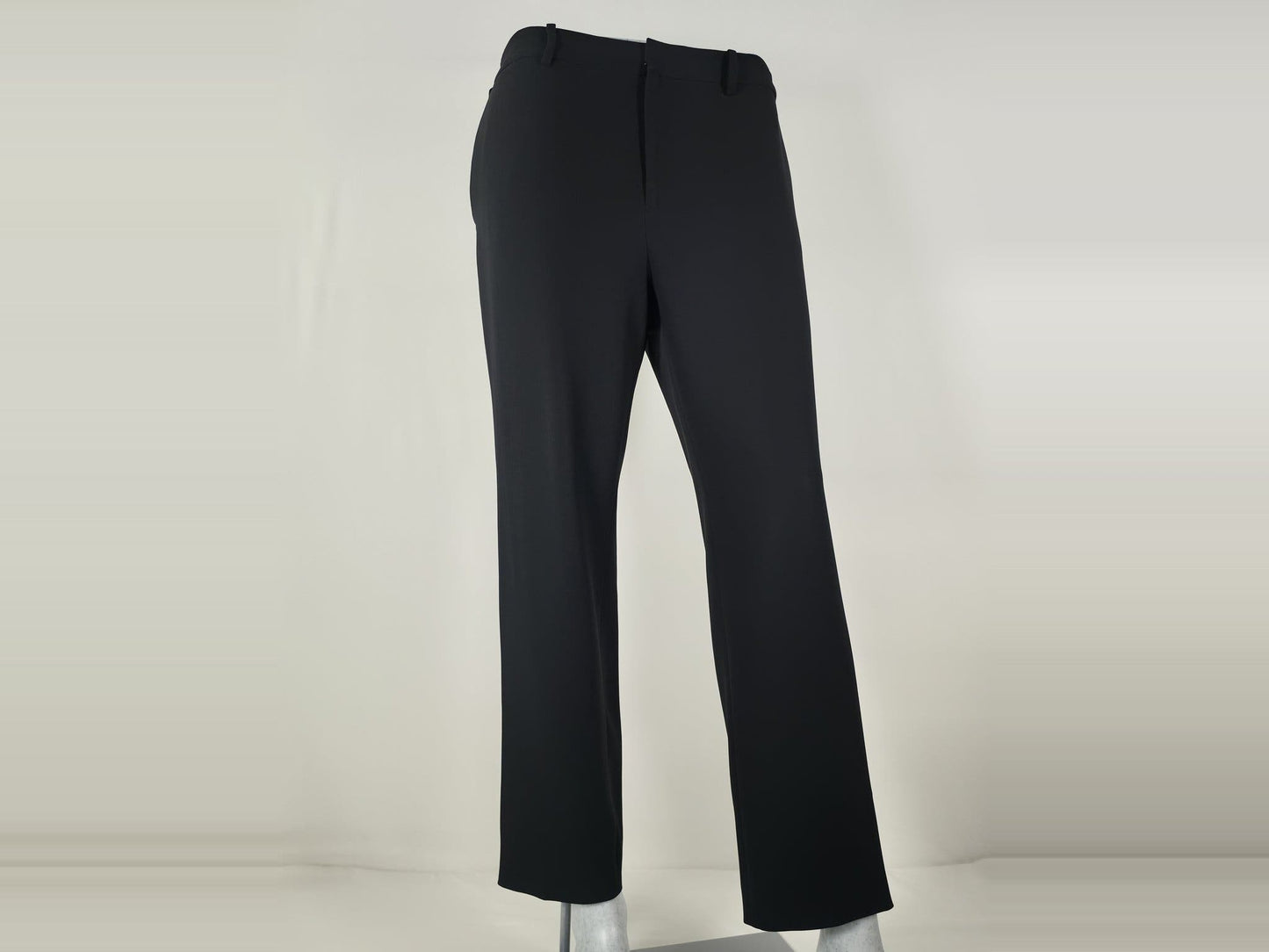 FILIPPA K Trousers Pants Size M Black Triacetate Blend Premium Classic Luxury