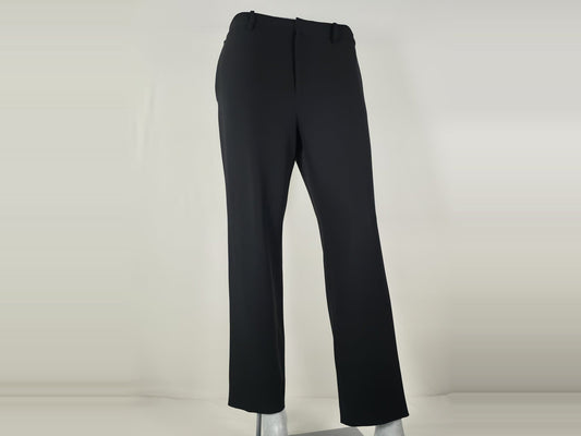 FILIPPA K Trousers Pants Size M Black Triacetate Blend Premium Classic Luxury