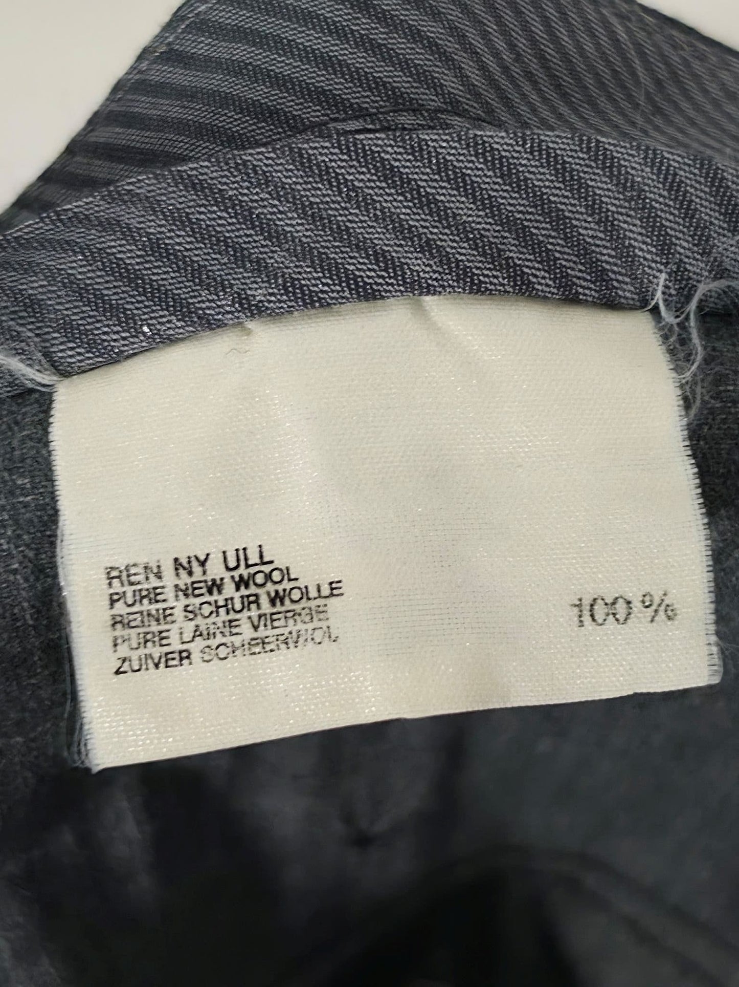 OSCAR JACOBSON Gordon Pantalon Maat 52 L Zwart 100% Nieuwe Scheerwol Met Labels