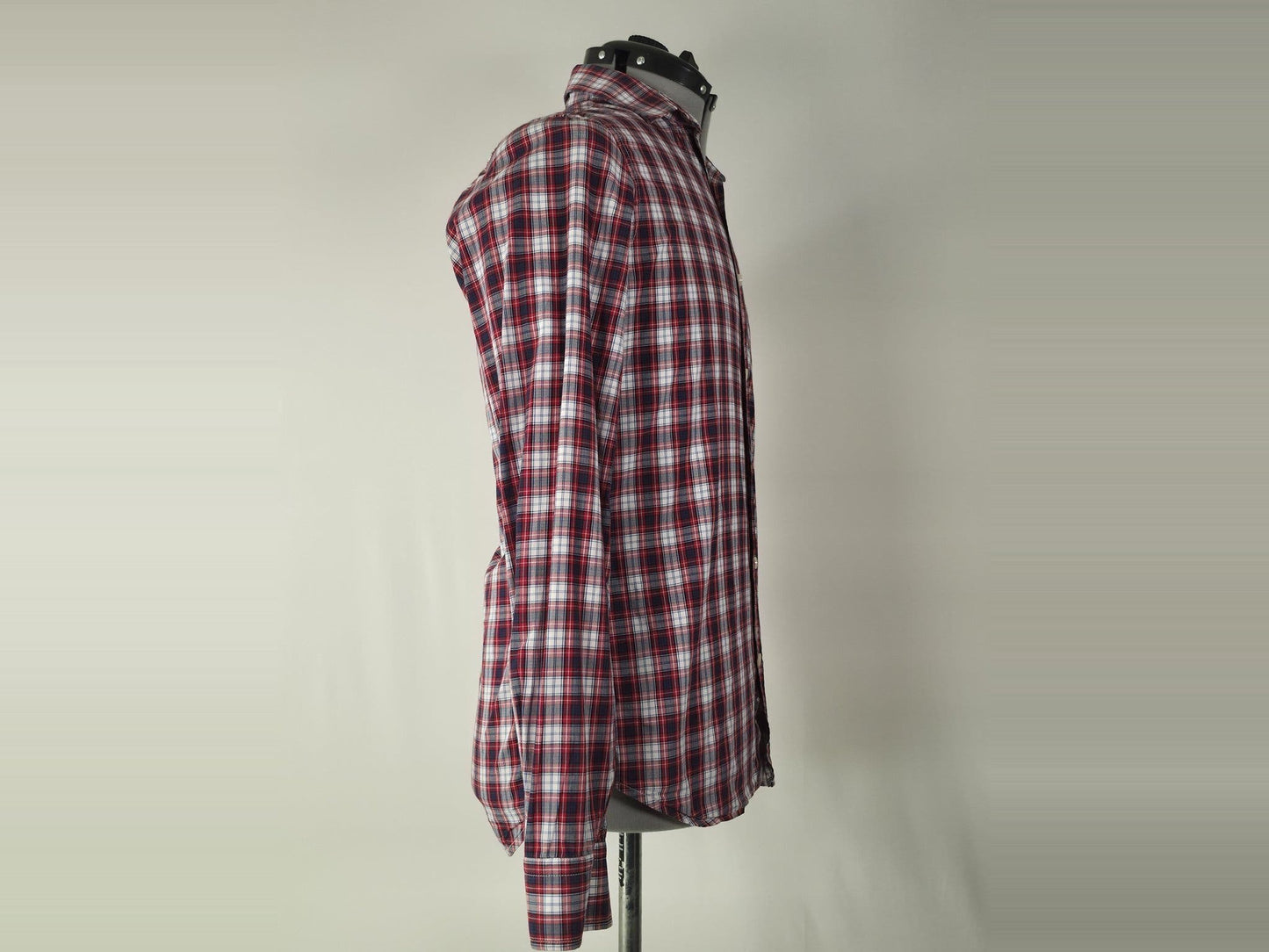 GANT Plaid Check Shirt Size S Red White Blue 100% Cotton Premium Casual Classic