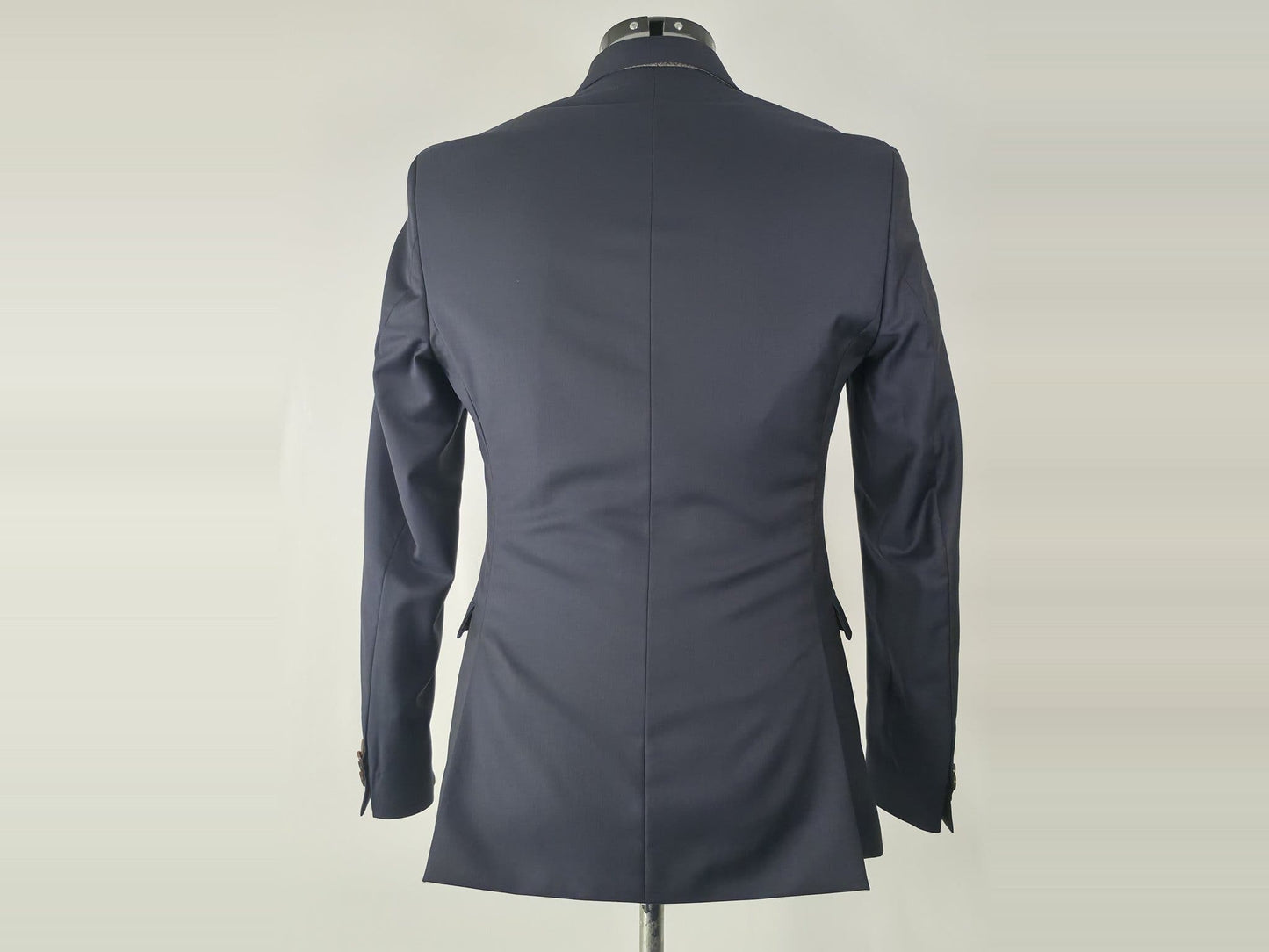 TIGER OF SWEDEN Lamonte Blazer Jacket Size 46 S Navy Blue Wool Premium Slim