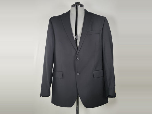 SIR OF SWEDEN New Lage Suit Jacket Blazer Size 54 Black Wool Blend Premium