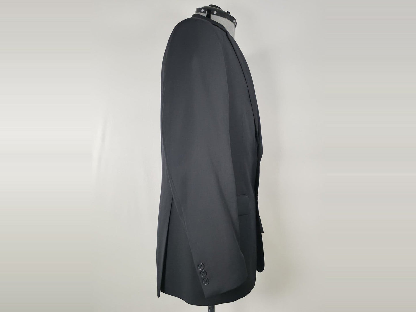 SIR OF SWEDEN New Lage Suit Jacket Blazer Size 54 Black Wool Blend Premium