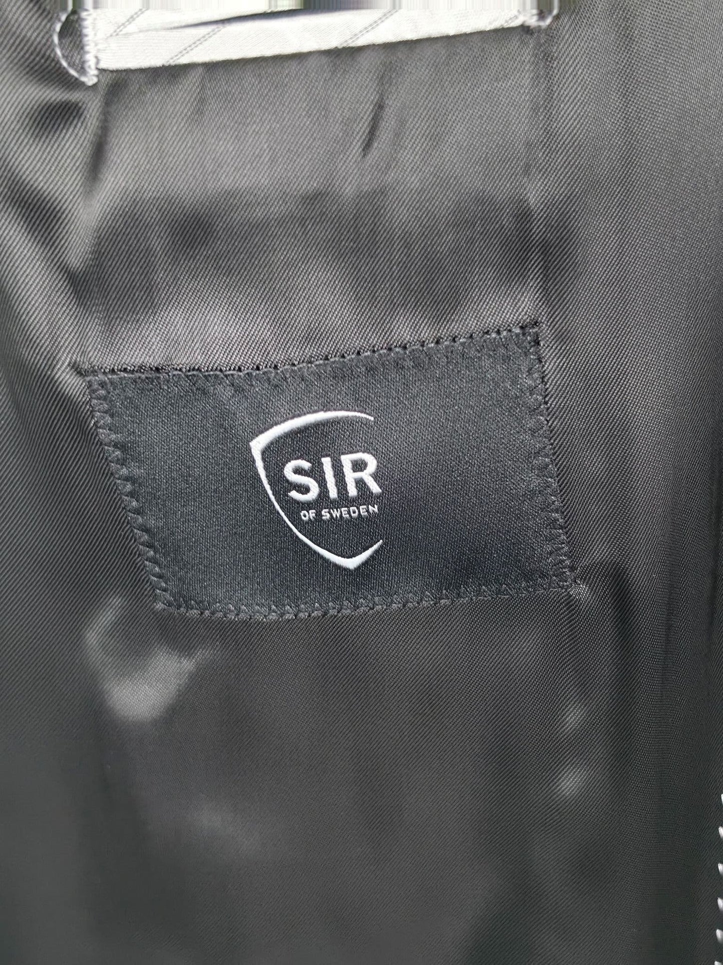 SIR OF SWEDEN New Lage Suit Jacket Blazer Size 54 Black Wool Blend Premium