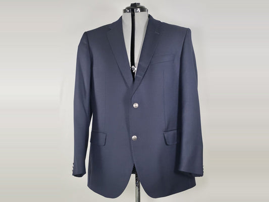 TOMMY HILFIGER Tailored Blazer Jacket Size 54 Blue Acetate Viscose Monticello