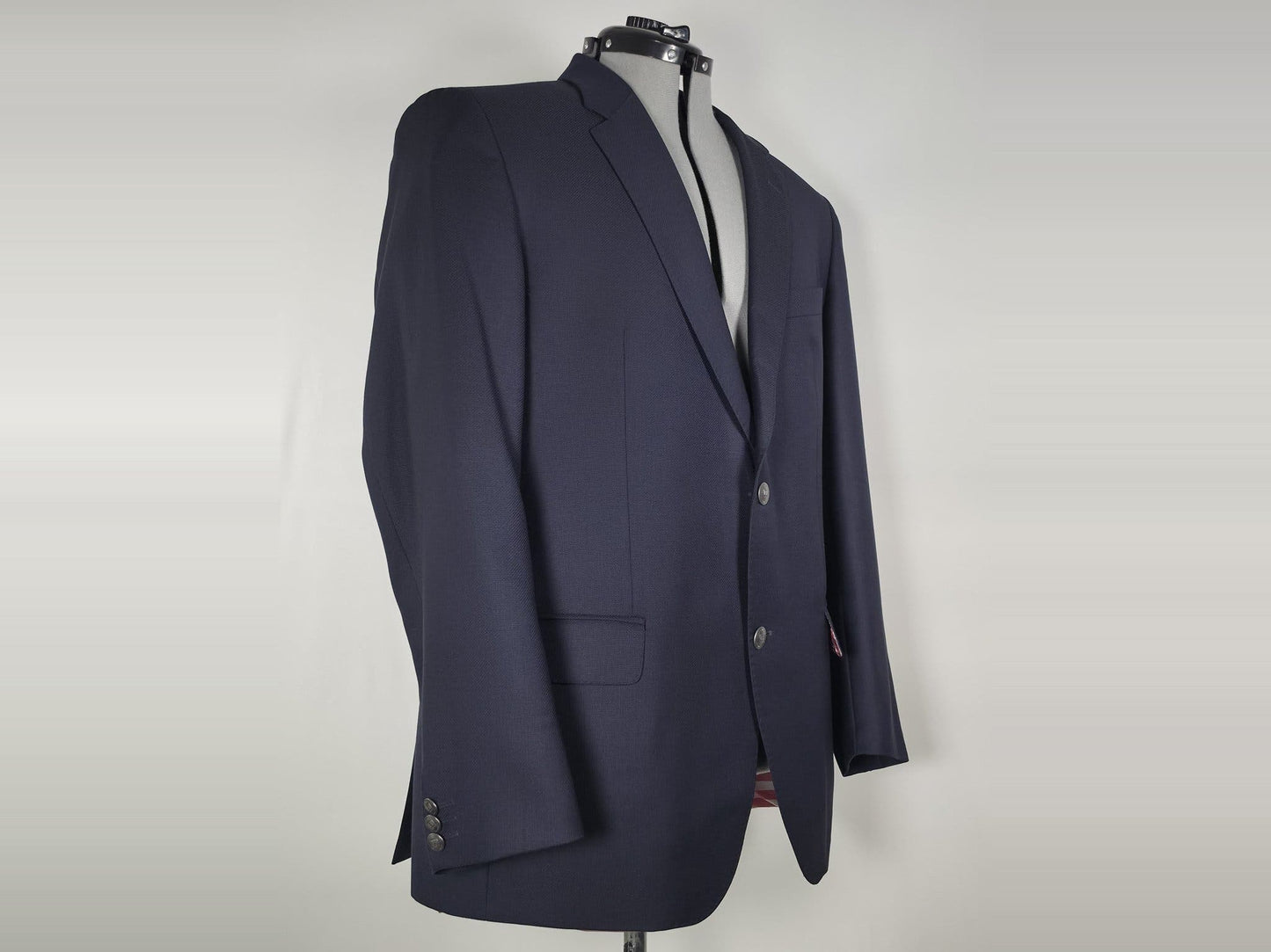 TOMMY HILFIGER Tailored Blazer Jacket Size 54 Blue Acetate Viscose Monticello