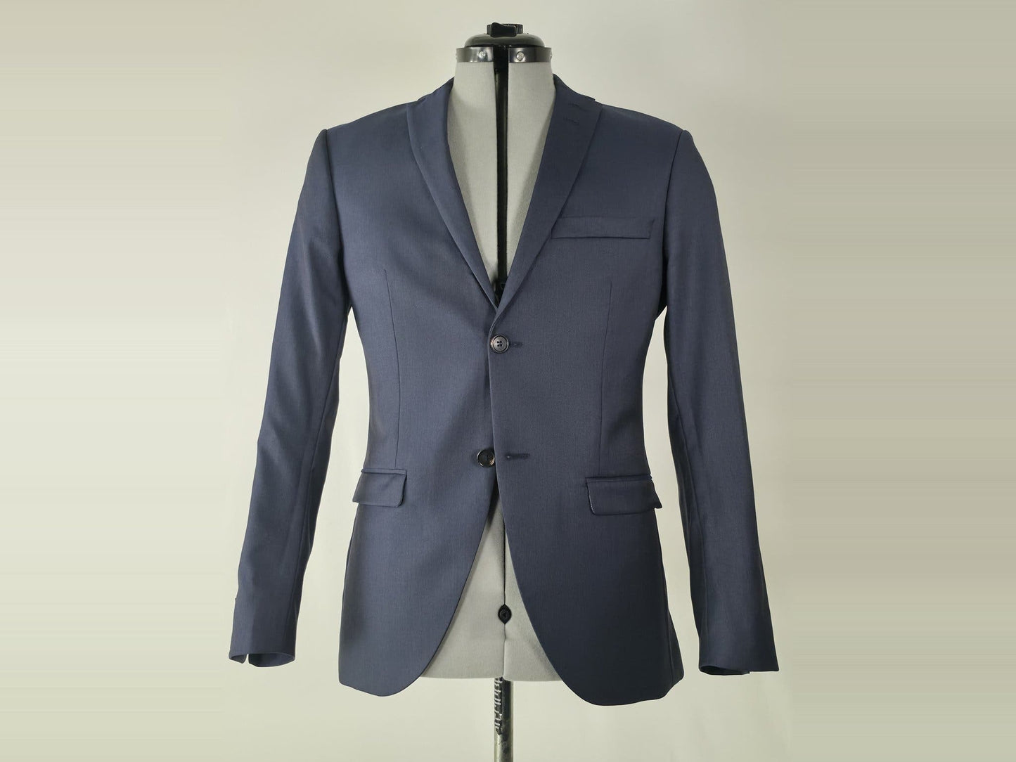 TIGER OF SWEDEN F.LLI JIL Cerruti Wool Blazer Jacket Size 46 S Navy Blue Premium