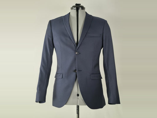 TIGER OF SWEDEN F.LLI JIL Cerruti Wool Blazer Jacket Size 46 S Navy Blue Premium
