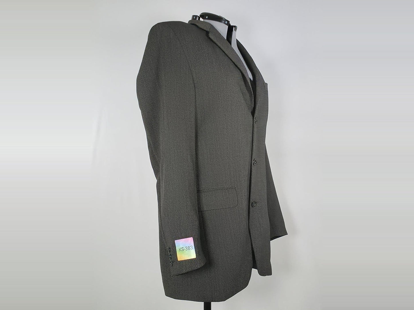 SIR Ljungströms Blazer Jacket Size L Dark Grey 100% Pure Wool Vintage Unisex
