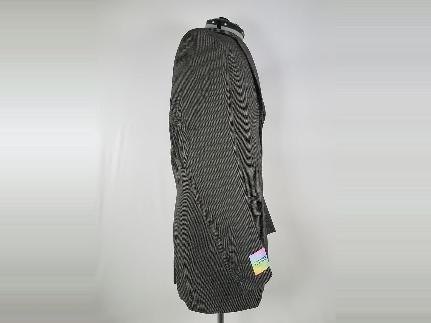 SIR Ljungströms Blazer Jacket Size L Dark Grey 100% Pure Wool Vintage Unisex