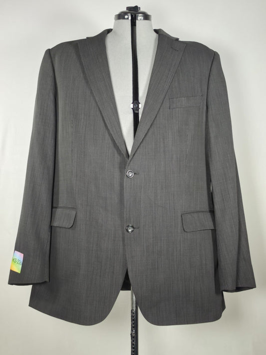 OSCAR JACOBSON Wool Blazer Sweater Jacket Size 158 58 XL Grey Premium Suit