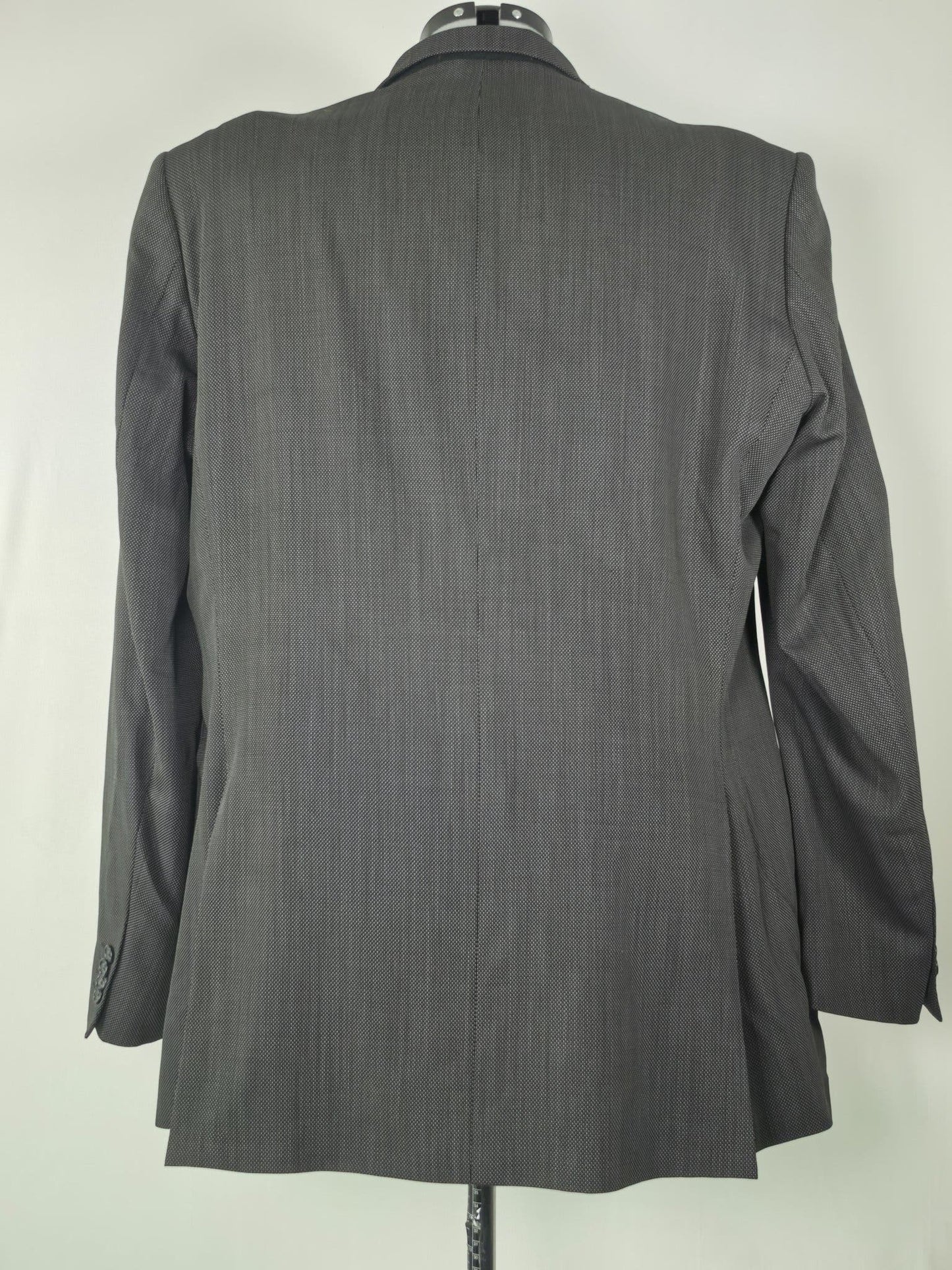 OSCAR JACOBSON Wool Blazer Sweater Jacket Size 158 58 XL Grey Premium Suit