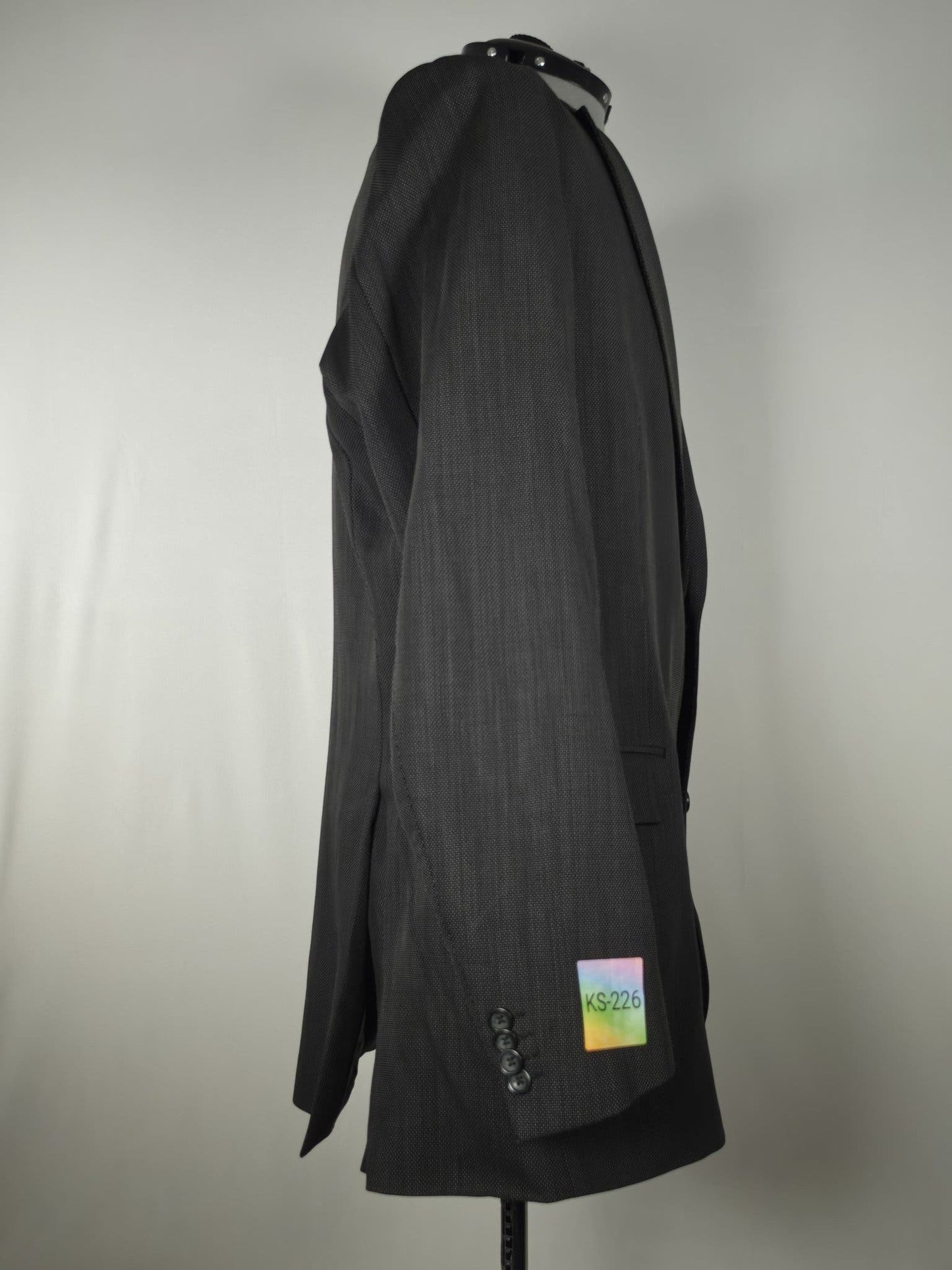 OSCAR JACOBSON Wool Blazer Sweater Jacket Size 158 58 XL Grey Premium Suit